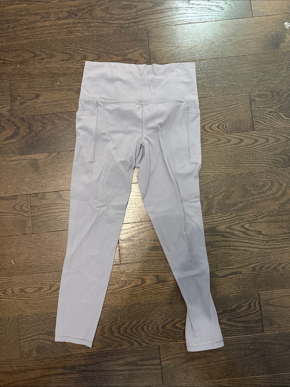Athleta Light Lavender High-Waist Active Leggings with Side Pockets